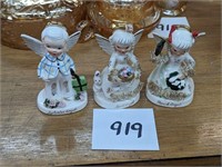 Vintage Porcelain Angel Figurines