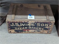 J.S. Ivins' Son Biscuit Box