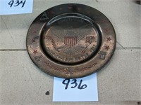 Brass Bicentennial Plate
