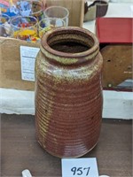10.5" Pottery Crock - Unsigned
