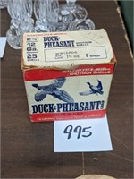 Winchester Duck & Pheasant Shell Box - Empty
