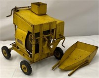 Yellow Vintage Doepke Cement Mixer Model Toy