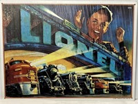 Lionel 1993 Metal Train Sign