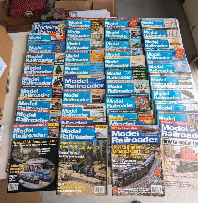 40 Collection of Model Rail Road Magzines