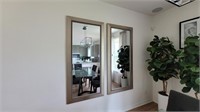 2PC LARGE WALL MIRRORS