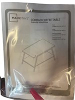 Mainstays Black Conrad Coffee Table
