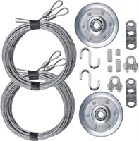 NEW $46 Garage Door Cable & Pulley Replacement Kit