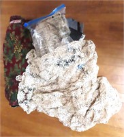 Crocheted Table Cloth, Linens, Handwork