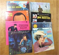Vintage County Vinyl (8) incl. Glen Campbell,
