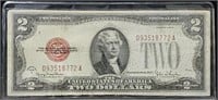 1928-G $2 Red Seal Legal Tender Note