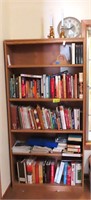 Bookcase AND Contents (mostly cookbooks)