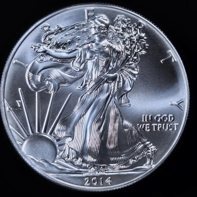 2014 American Silver Eagle - Gem BU Silver Eagle
