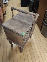 Weathered Sewing stand Vintage