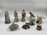 Assortment of figurines and decor Homeco and