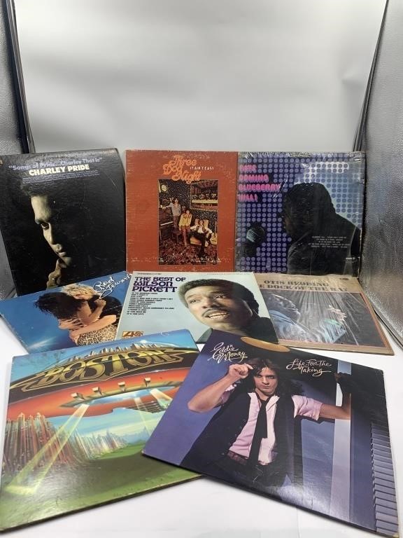 Assortment of eight records, various artist