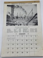 1985 Herrington Lake historical calendar