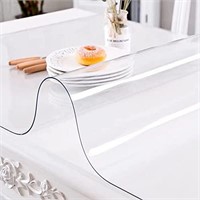 Vevor 72 x 46 Inch Clear Table Cover Protector, 1.