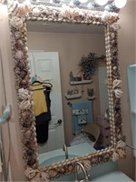 Decorator shell mirror large 31 by 45