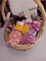 Basket of hairbows,  and more.