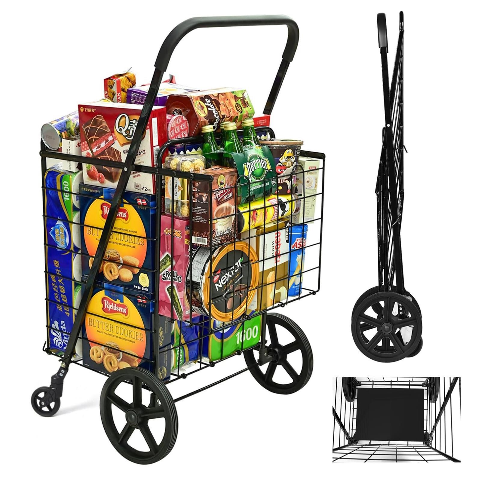 Siffler Upgrade Shopping Cart for Groceries, 360°