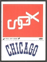 Vintage Sticker Chicago White Sox Chicago White So