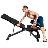 LSKSSNG Adjustable & Foldable Weight Bench Press,