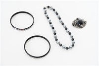 Necklace, Bracelet, Pin