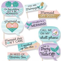 Funny Let's Be Mermaids - Baby Shower or Birthday