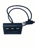 Onn. Multi-Port USB Hub with SD  Micro SD and Comp