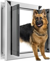 $200 Large Dog Door for Door, Aluminum Pet Door