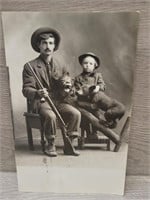 1900s Hunting Dead Bear RPPC