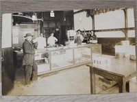 Late 1800s Spokane Butcher Shop w/ Sheriff