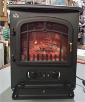 22in Electric Fireplace - Black