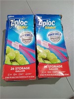 52ct Ziploc Gallon Storage Bags