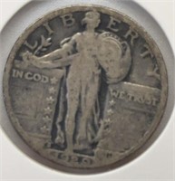 OF) 1929-s standing liberty quarter - VG
