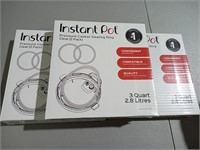 (3) 2pk Instant Pot 3qt Sealing Rings