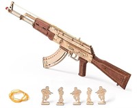 AK-47 Assault Rifle Wooden 3D Puzzle