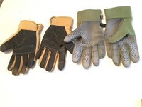 2 Pairs Of Gloves Scott's & The North Face Sz L-XL