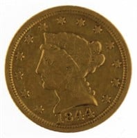 1844 Charlotte $2.50 Gold Quarter Eagle *RARE