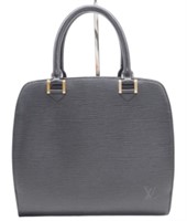 Louis Vuitton Black Epi Leather Handbag