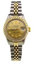 Rolex Lady Datejust 69173 26mm Watch w/ Diamond