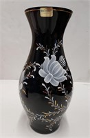 Imkristall Painted Black Vase