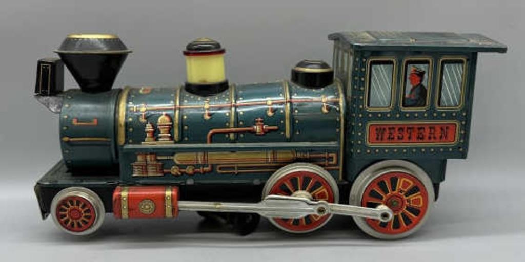 Tin Litho Modern Toys  Western Train