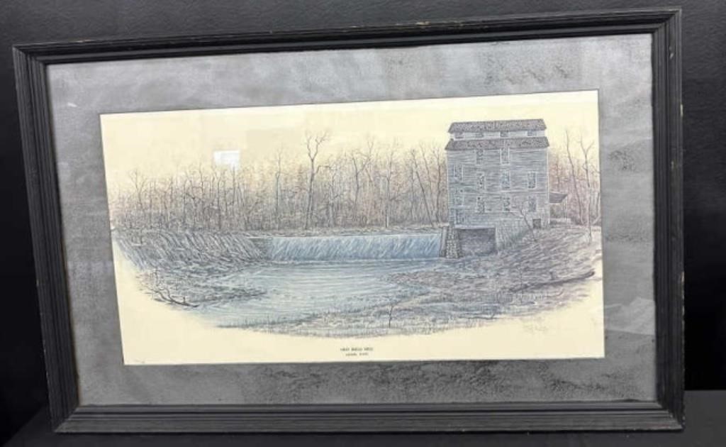 Tony Biagi Old Hills Mill Signed and Numbered
