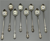 Sterling Silver Ice Tea Spoons Joan of Arc