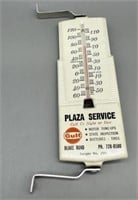 Vintage Gulf Gas Metal Thermometer Sample No. 250