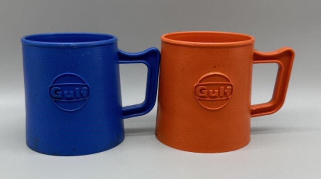 Vintage Gulf Oil Collectible Mugs
