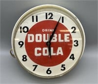 Vintage Drink Double Cola Electric Clock.