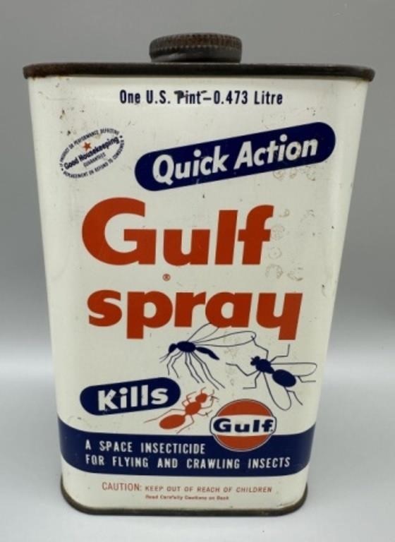 Vintage Gulf Spray Pint Can