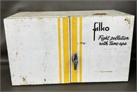 Vintage Filko Garage Auto Parts Cabinet